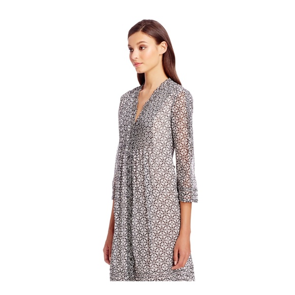 Diane von Furstenberg Black/White "Layla" Dress - Picture 1 of 8